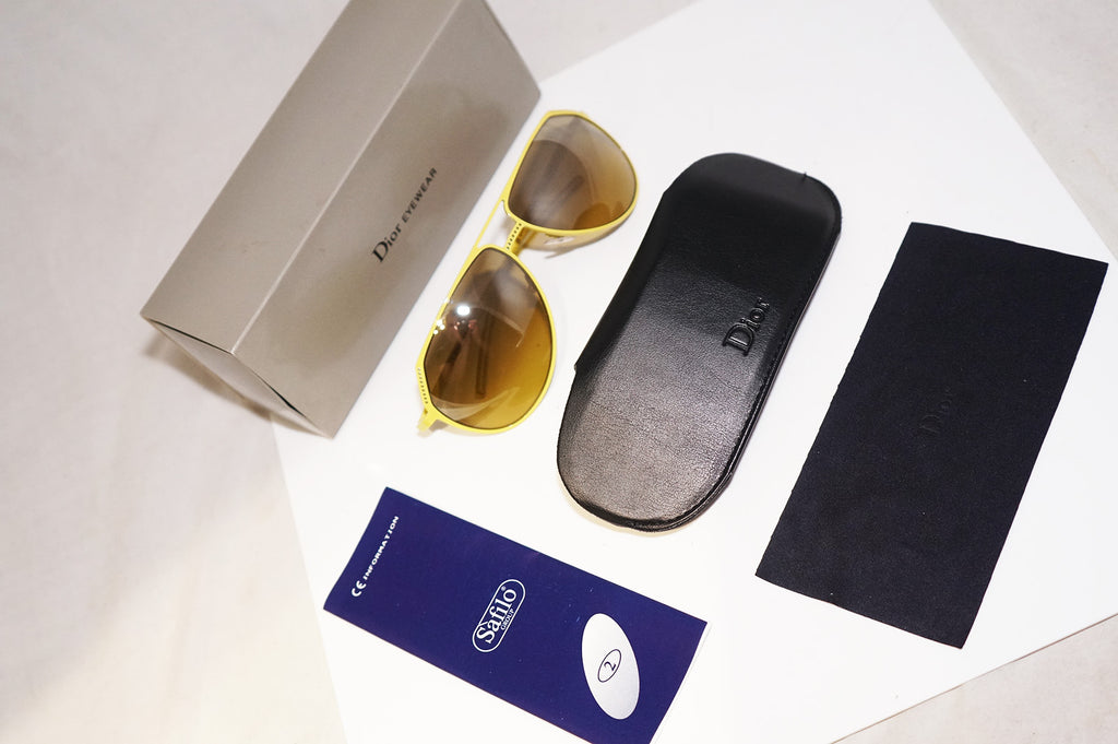 DIOR Mens Designer Sunglasses Yellow Aviator 0055/S M2TE7 15459