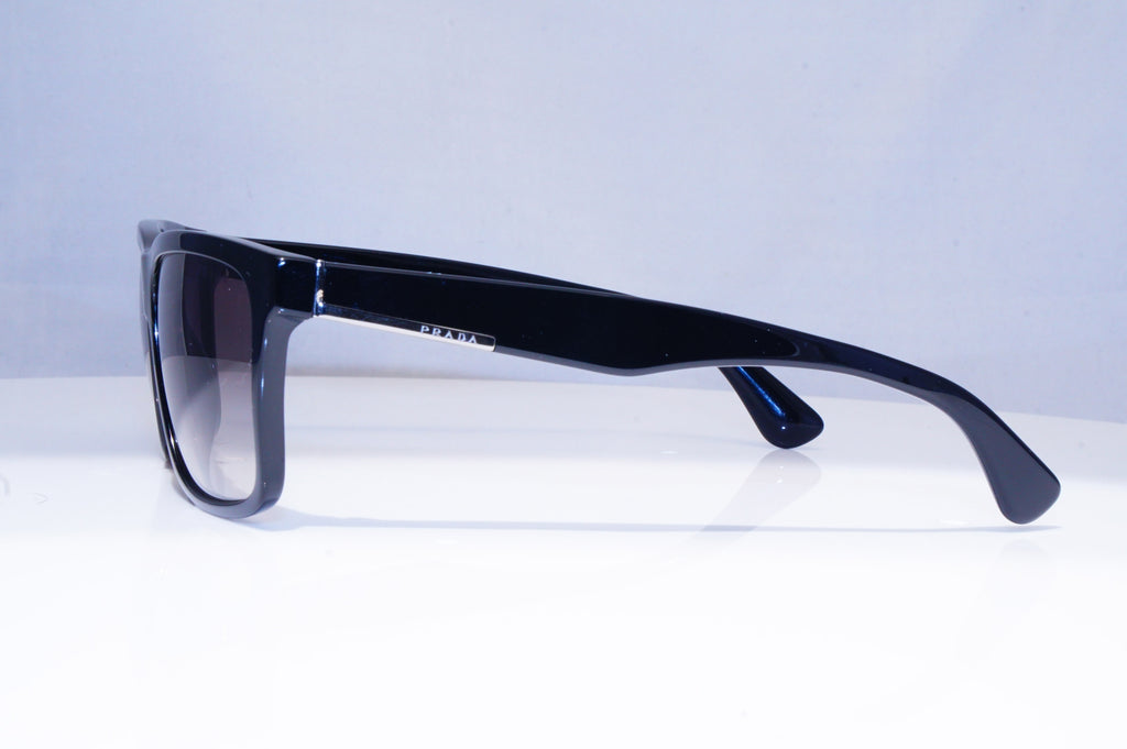 PRADA Mens Designer Sunglasses Black Rectangle SPR 19S 1AB-0A7 18263