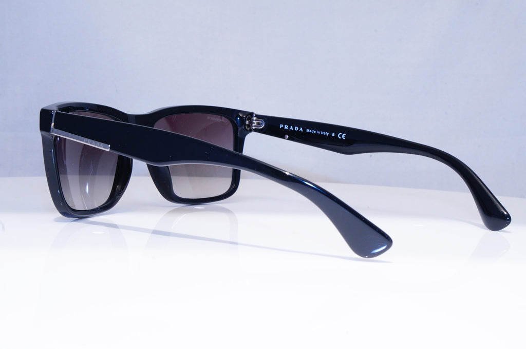 PRADA Mens Designer Sunglasses Black Rectangle SPR 19S 1AB-0A7 18263