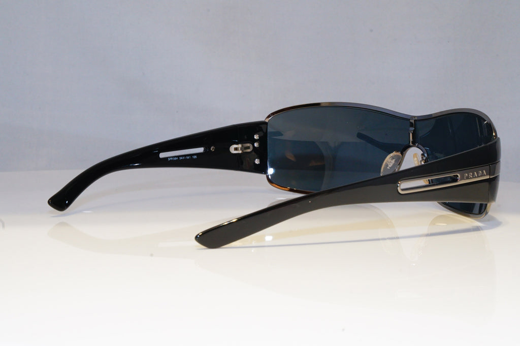 PRADA Mens Designer Sunglasses Black Shield SPR 56H 5AV-1A1 20682