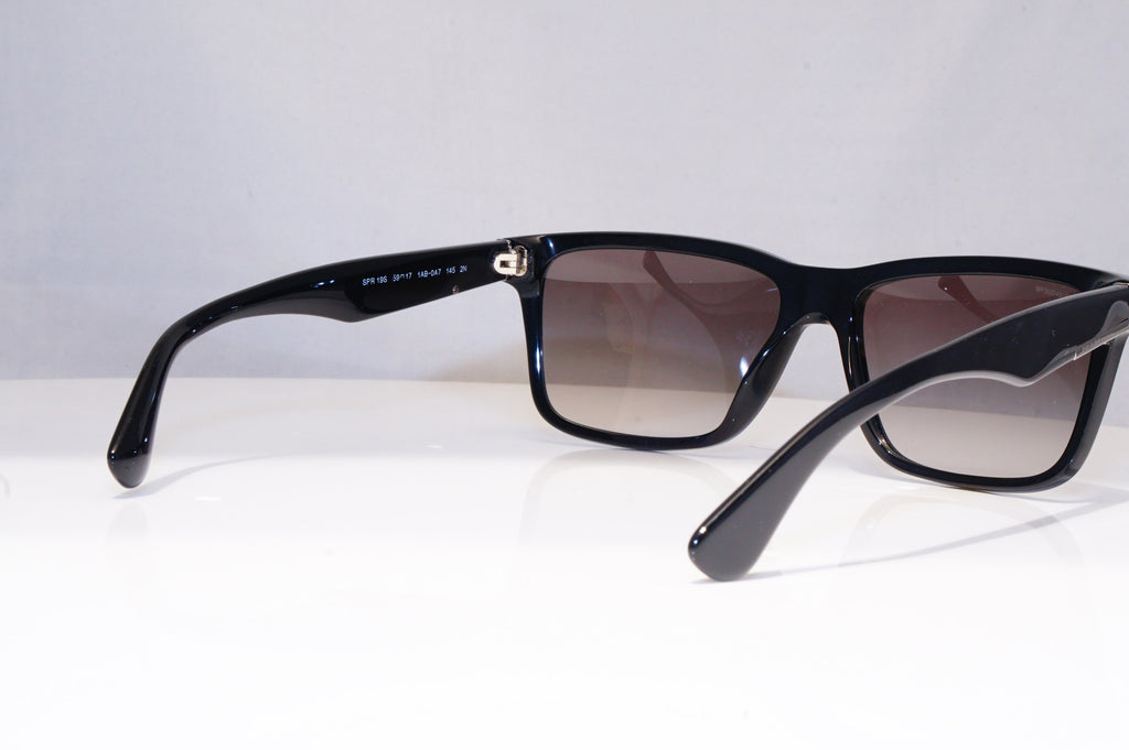 PRADA Mens Designer Sunglasses Black Rectangle SPR 19S 1AB-0A7 18263