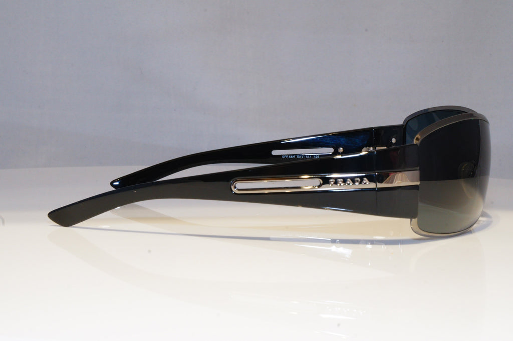PRADA Mens Designer Sunglasses Black Shield SPR 56H 5AV-1A1 20682