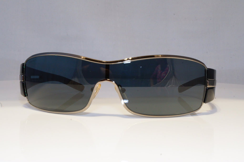 PRADA Mens Designer Sunglasses Black Shield SPR 56H 5AV-1A1 20682