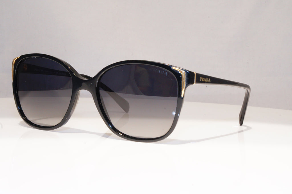 PRADA Womens Polarized Designer Sunglasses Black Butterfly SPR 010 1AB-5W1 18217