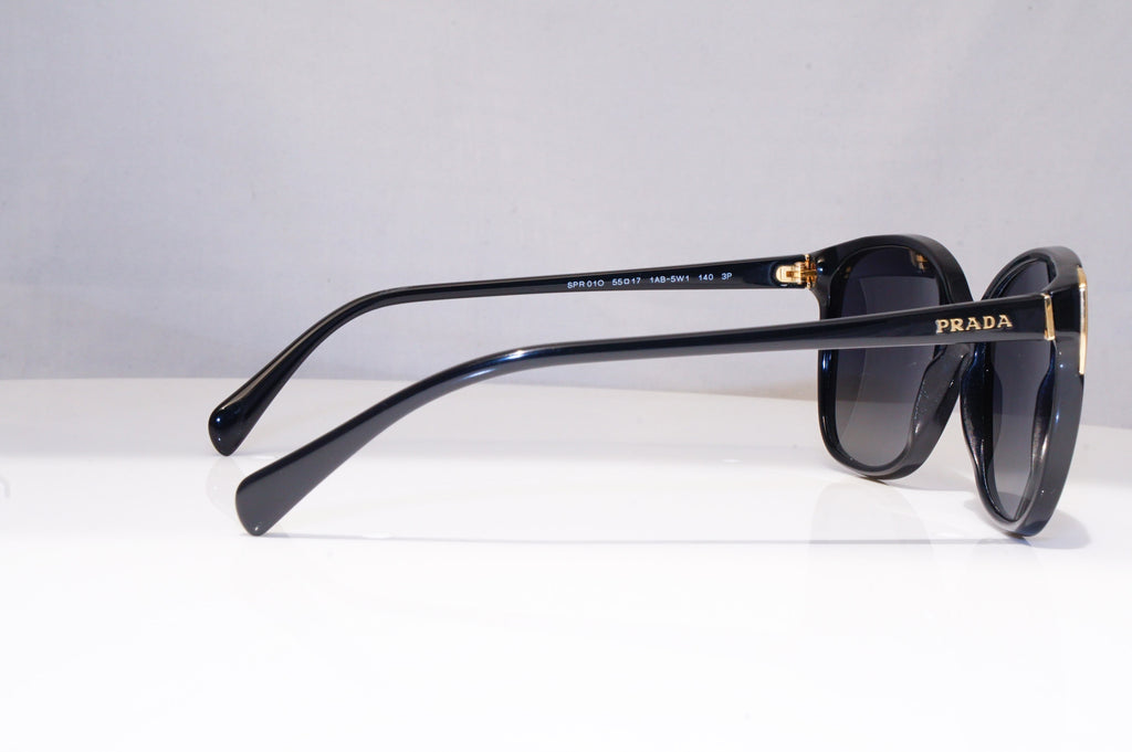 PRADA Womens Polarized Designer Sunglasses Black Butterfly SPR 010 1AB-5W1 18217