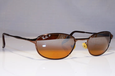 RAY-BAN Mens Mirror Vintage 1990 Sunglasses Brown Rectangle RB 3023 014/84 22054