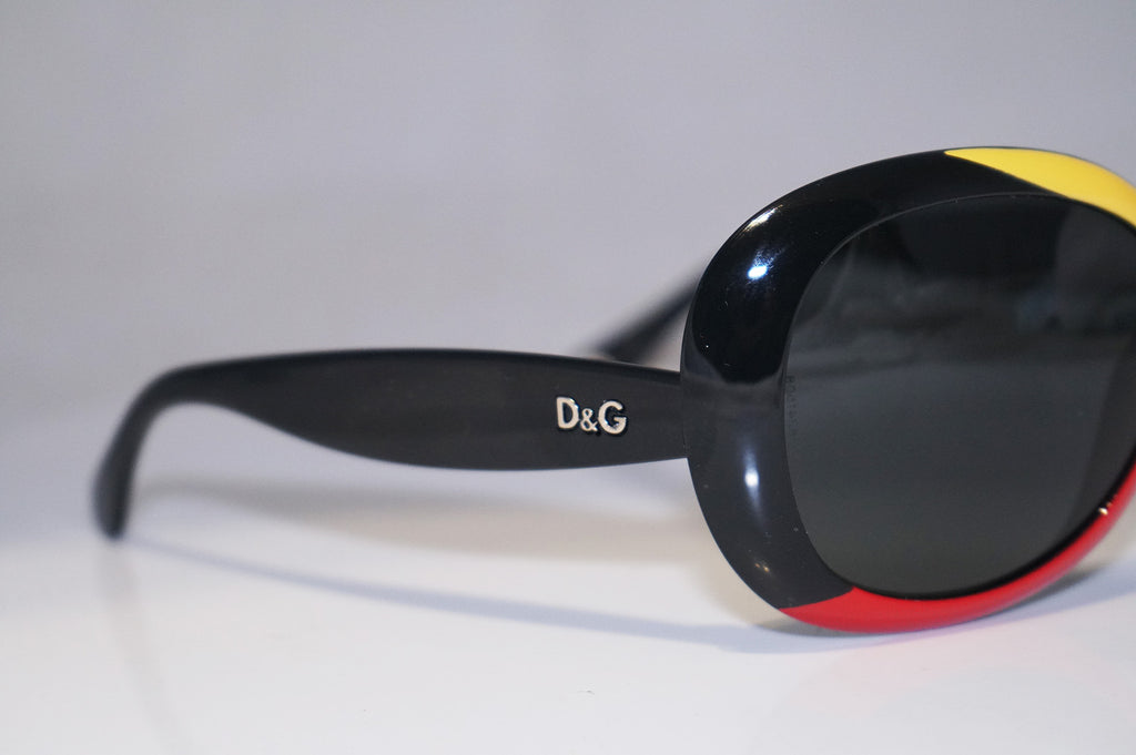 DOLCE & GABBANA Womens Designer Sunglasses Black Oversized D&G 8058 950/87 15551