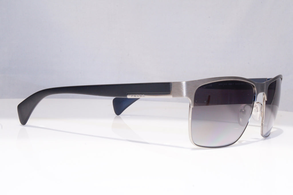PRADA Mens Polarized Designer Sunglasses Black Rectangle SPR 510 DHG-5W1 18309