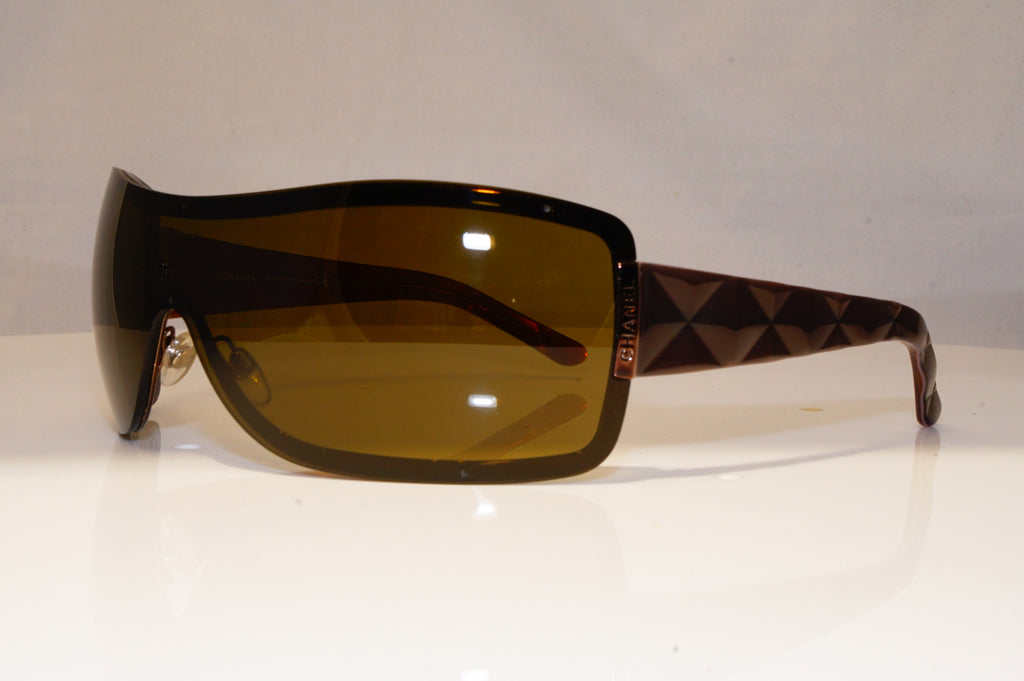 CHANEL Womens Designer Sunglasses Brown Shield 4126 296/73 22049