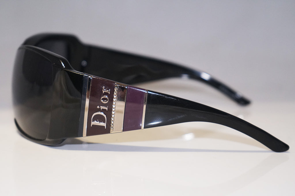 DIOR Womens Designer Sunglasses Black Shield STRIPES 2 SZDJC 15479