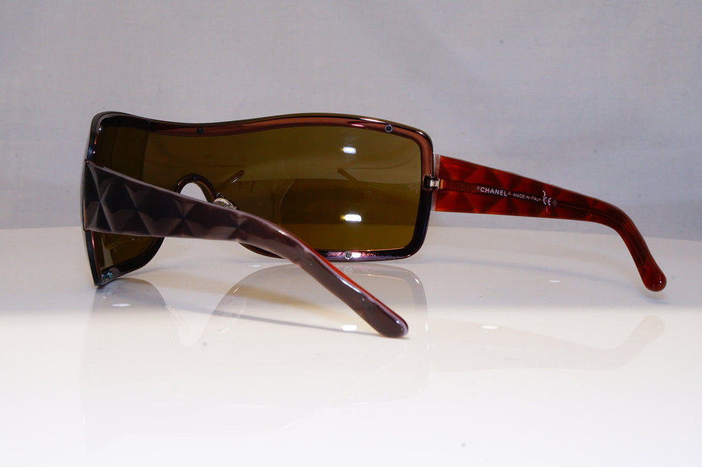 CHANEL Womens Designer Sunglasses Brown Shield 4126 296/73 22049