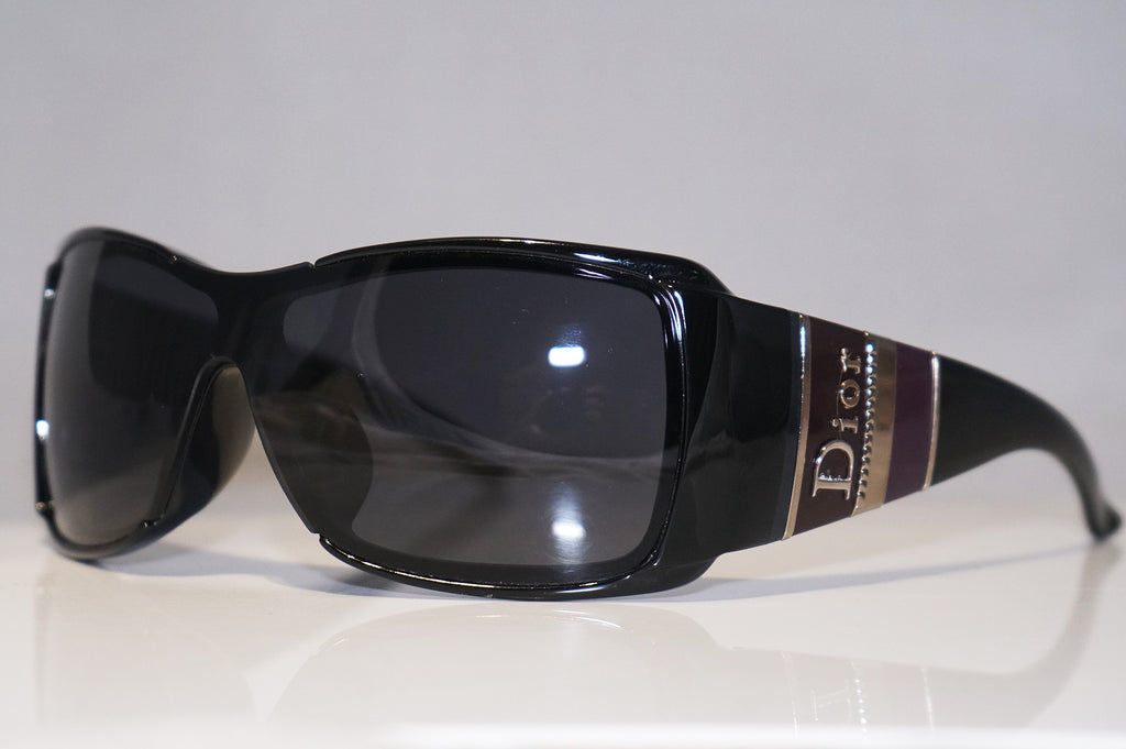 DIOR Womens Designer Sunglasses Black Shield STRIPES 2 SZDJC 15479