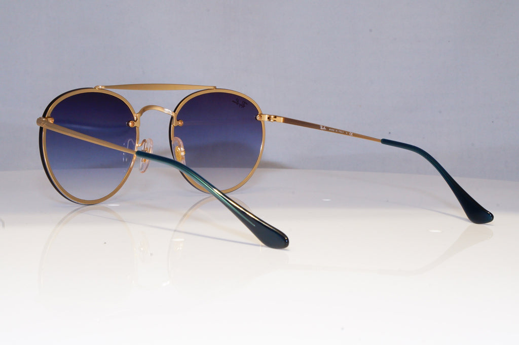 RAY-BAN Mens Womens Designer Sunglasses Gold Round RB 3614 9140/0S 20717