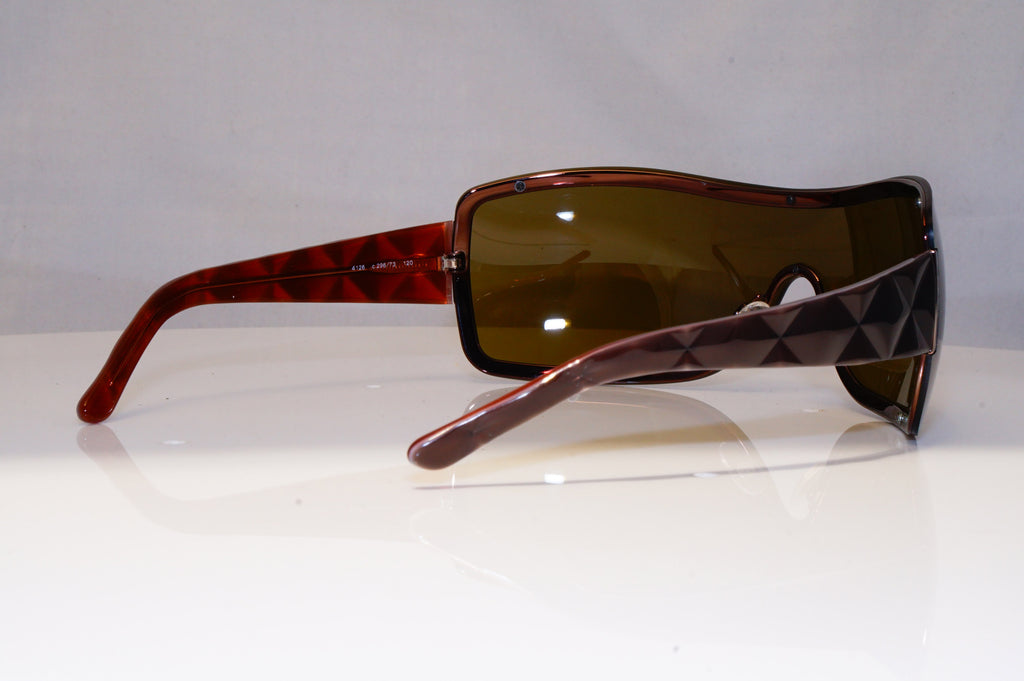 CHANEL Womens Designer Sunglasses Brown Shield 4126 296/73 22049