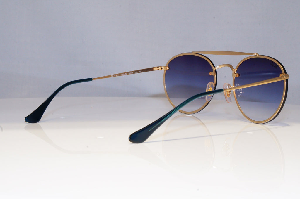 RAY-BAN Mens Womens Designer Sunglasses Gold Round RB 3614 9140/0S 20717