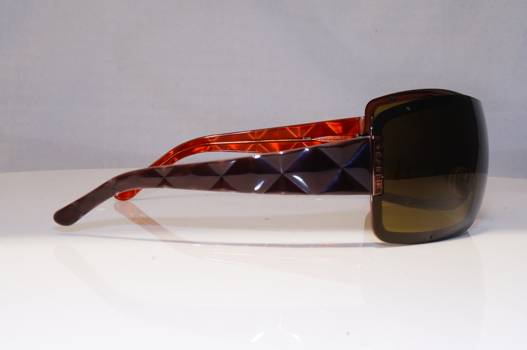 CHANEL Womens Designer Sunglasses Brown Shield 4126 296/73 22049
