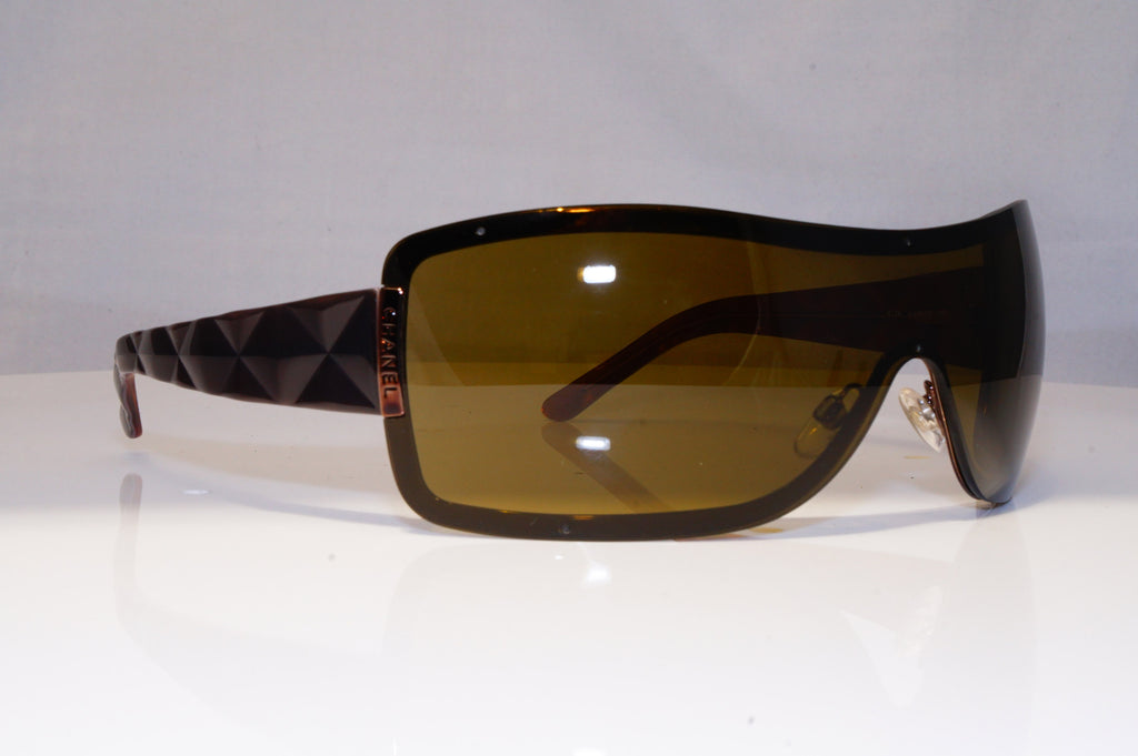 CHANEL Womens Designer Sunglasses Brown Shield 4126 296/73 22049
