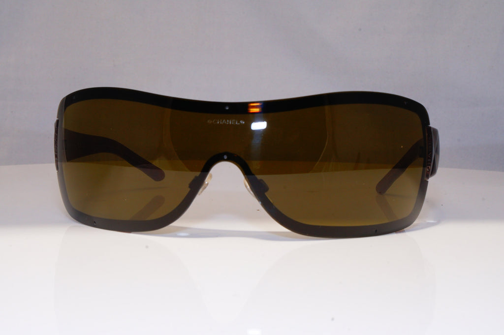 CHANEL Womens Designer Sunglasses Brown Shield 4126 296/73 22049