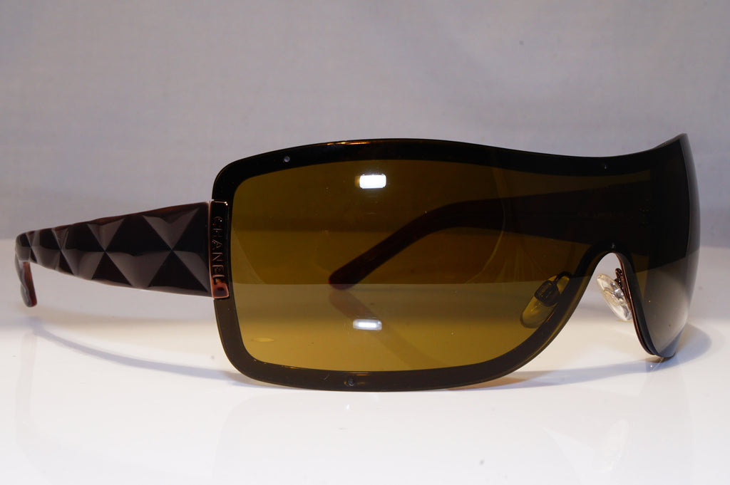 CHANEL Womens Designer Sunglasses Brown Shield 4126 296/73 22049