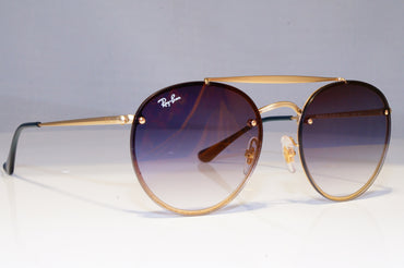 RAY-BAN Mens Womens Designer Sunglasses Gold Round RB 3614 9140/0S 20717