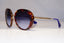 PRADA Womens Designer Sunglasses Brown Round FANTASY GOLD SPR 16Q PDN-2FO 22058