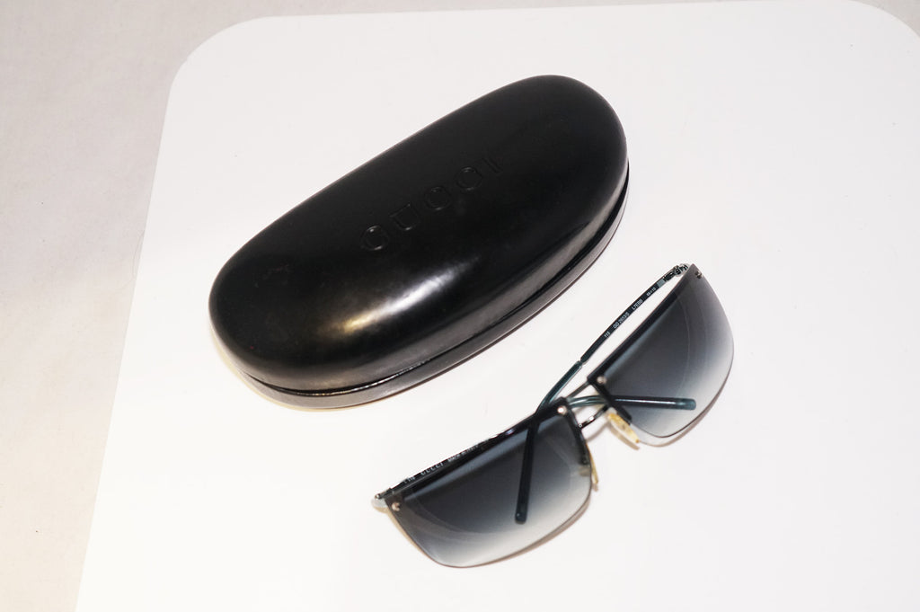 GUCCI Vintage Mens Designer Sunglasses Teal Wrap GG 2653 L7EBB 15441