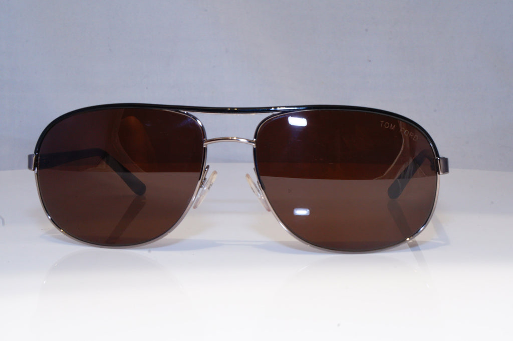 TOM FORD Mens Designer Sunglasses Black Pilot Pierre TF 111 08J 19481