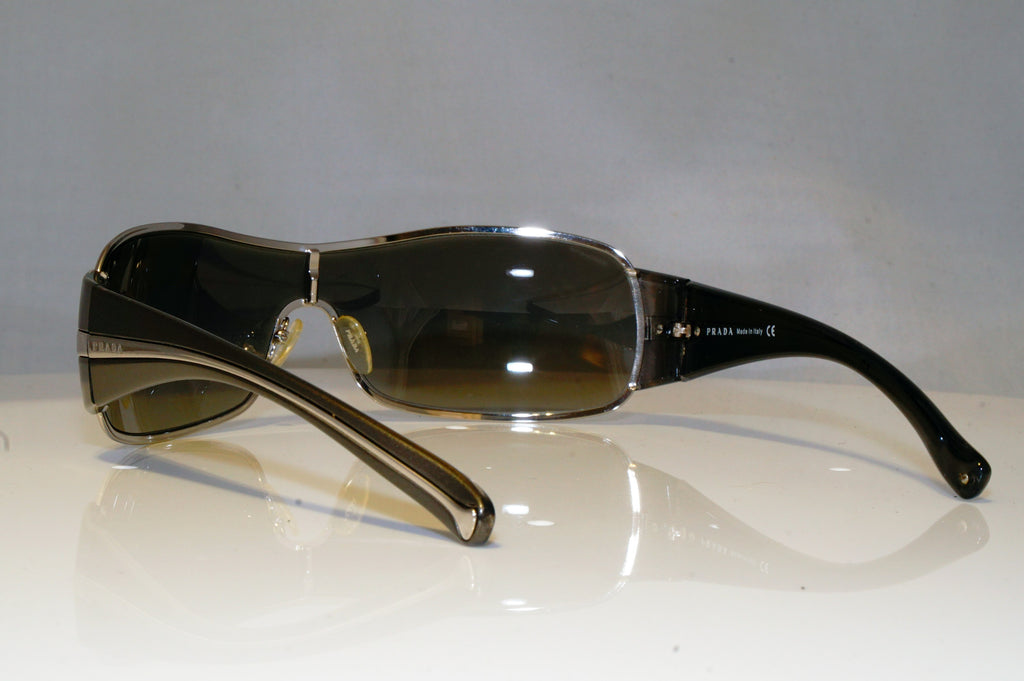 PRADA Mens Designer Sunglasses Silver Shield SPR 61I 1BC-4S1 17520