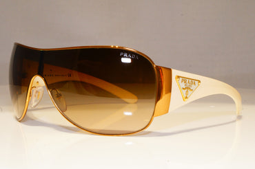 PRADA Mens Womens Designer Sunglasses White Shield SPR 57L ZVA-6S1 20686