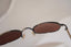 CHANEL Vintage Womens Designer Sunglasses Brown Oval 2006 C108 16368