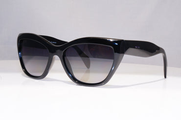 PRADA Womens Polarized Designer Sunglasses Black Butterfly SPR 02Q 1AB-5W1 18381