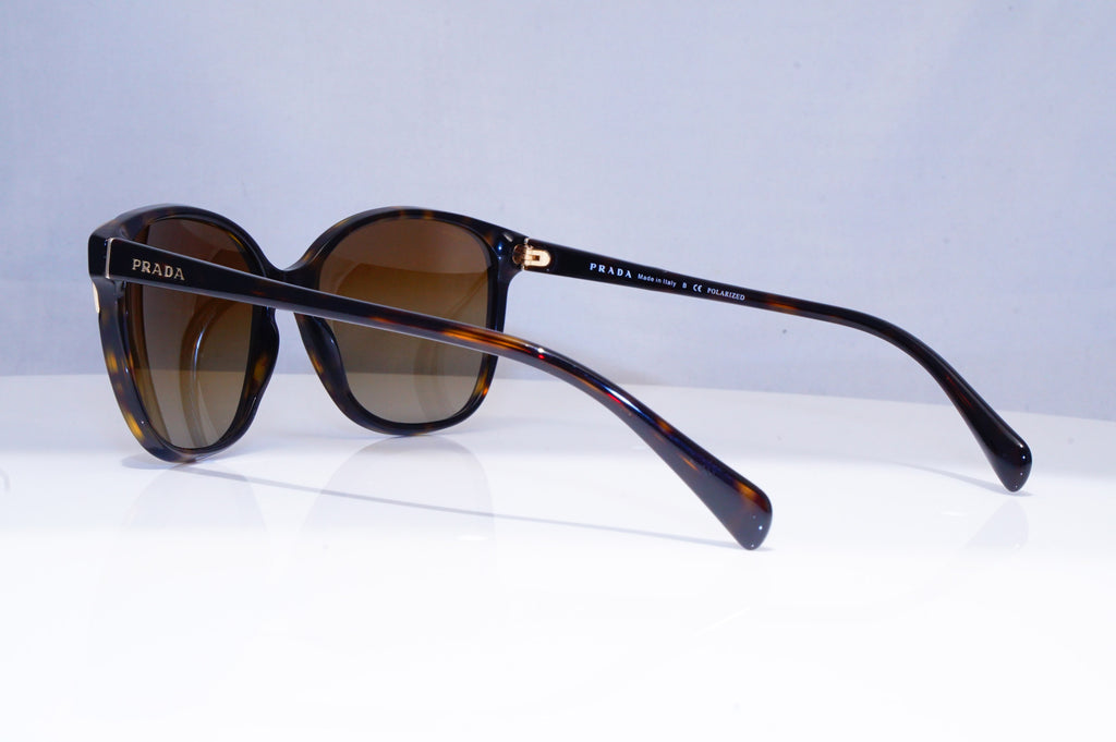 PRADA Womens Polarized Designer Sunglasses Brown Butterfly SPR 010 2AU-6E1 18231