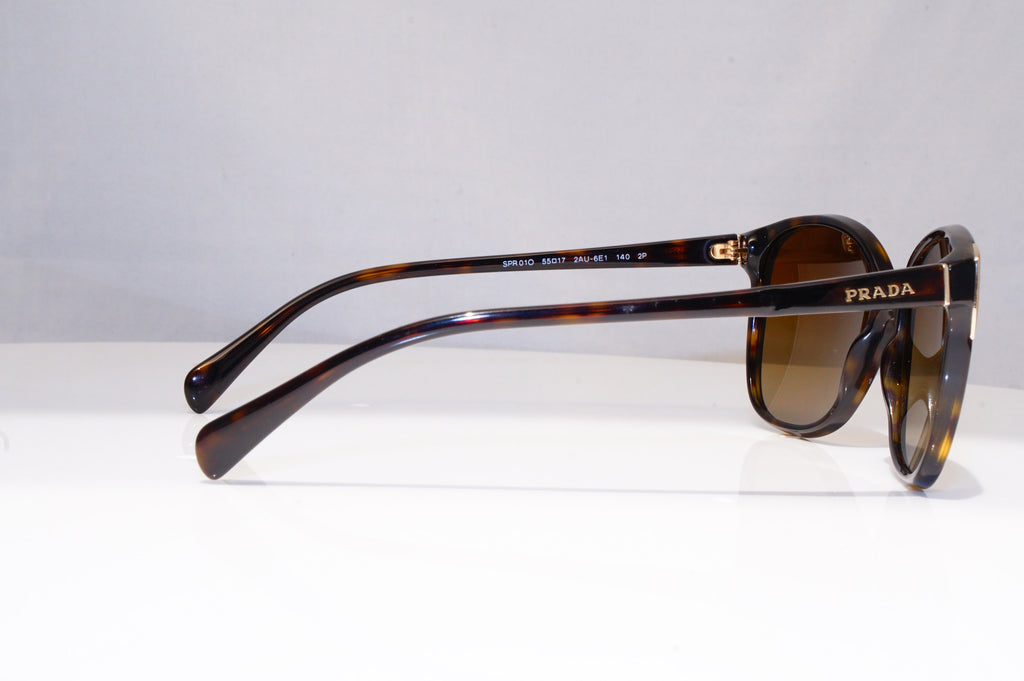 PRADA Womens Polarized Designer Sunglasses Brown Butterfly SPR 010 2AU-6E1 18231