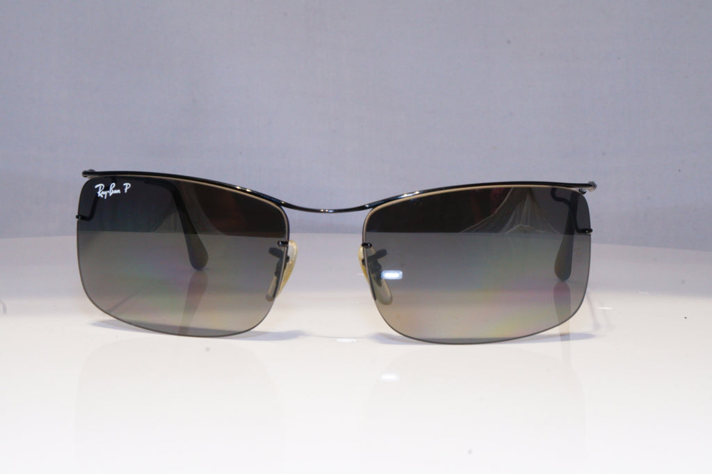 RAY-BAN Mens Polarized Designer Sunglasses Black TWO-IN-ONE RB 3499 002/T3 20673