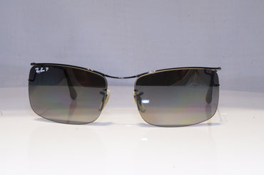 RAY-BAN Mens Polarized Designer Sunglasses Black TWO-IN-ONE RB 3499 002/T3 20673