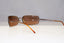 EMPORIO ARMANI Mens Womens Vintage Sunglasses Brown Rectangle 201 1228 22050