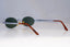 RAY-BAN Mens Vintage 1990 Designer Sunglasses Silver Oval RB 3042 W2948 19492