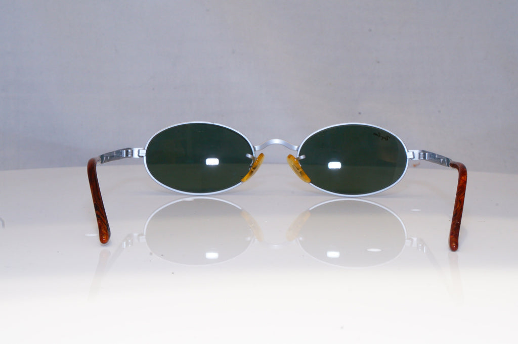 RAY-BAN Mens Vintage 1990 Designer Sunglasses Silver Oval RB 3042 W2948 19492