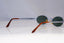 RAY-BAN Mens Vintage 1990 Designer Sunglasses Silver Oval RB 3042 W2948 19492