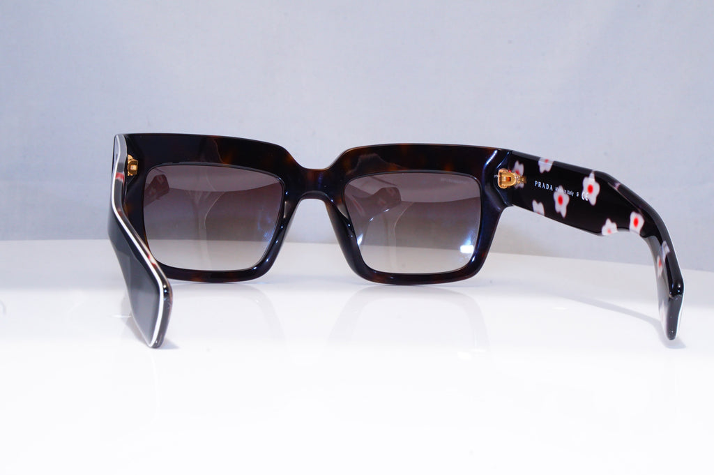 PRADA Womens Designer Sunglasses Brown Square FLORAL SPR 28P 2AU-0A7 18200