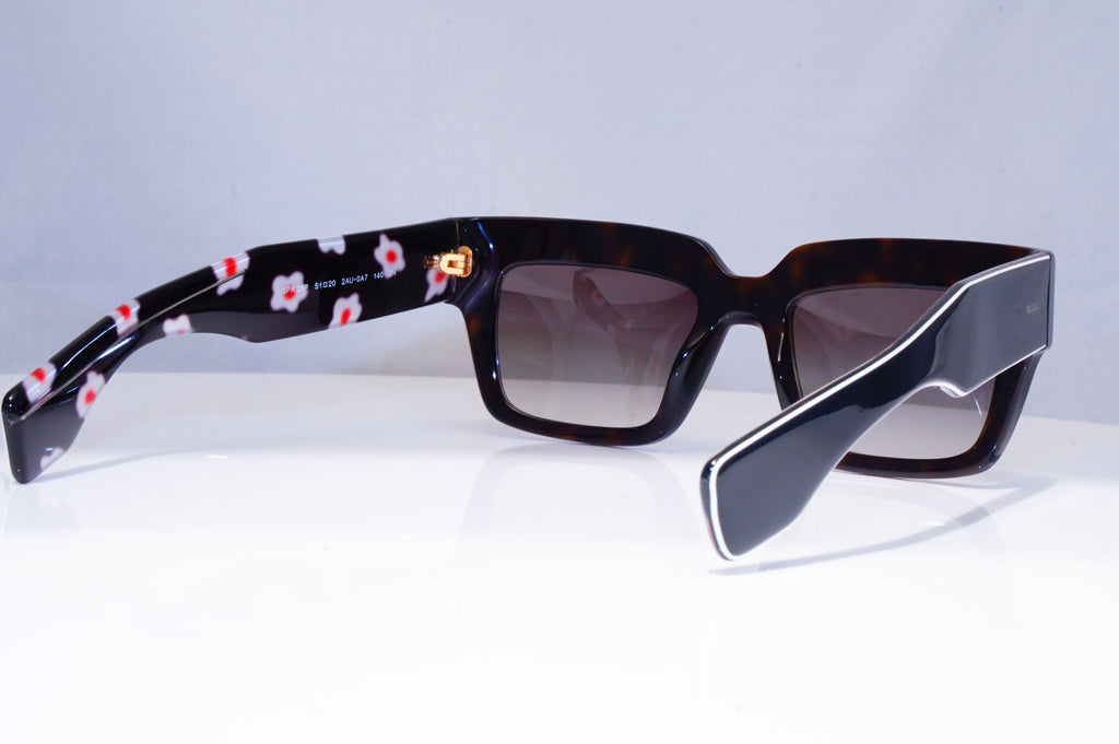 PRADA Womens Designer Sunglasses Brown Square FLORAL SPR 28P 2AU-0A7 18200
