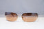 EMPORIO ARMANI Mens Womens Vintage Sunglasses Brown Rectangle 201 1228 22050