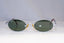 RAY-BAN Mens Vintage 1990 Designer Sunglasses Silver Oval RB 3042 W2948 19492