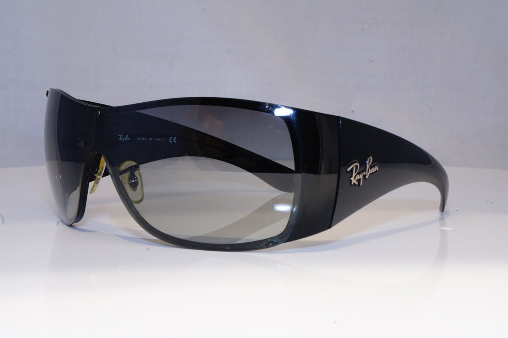 RAY-BAN Mens Designer Sunglasses Black Shield RB 3361 002/8G 19478