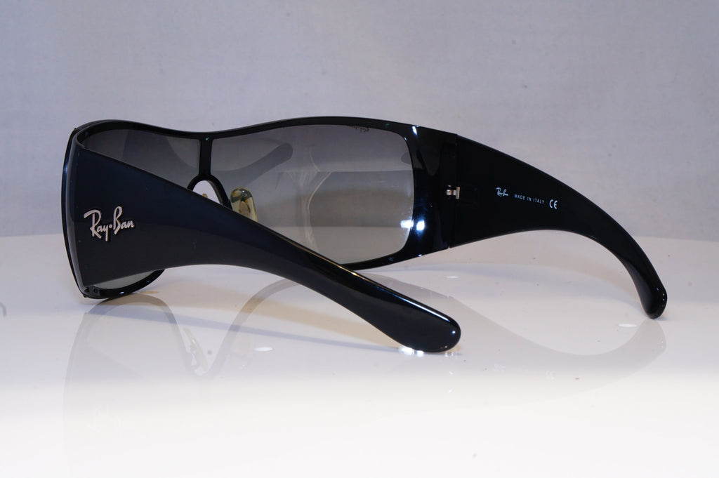 RAY-BAN Mens Designer Sunglasses Black Shield RB 3361 002/8G 19478