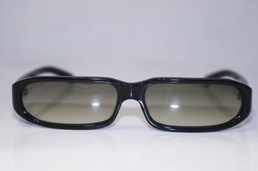 PRADA Vintage Mens Designer Sunglasses Black Rectangle SPR 10C 1AB-4M1 16299