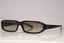 PRADA Vintage Mens Designer Sunglasses Black Rectangle SPR 10C 1AB-4M1 16299