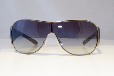 PRADA Mens Womens Unisex Designer Sunglasses Black Shield SPR 57L 5AV-3M1 20854