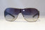 PRADA Mens Womens Unisex Designer Sunglasses Black Shield SPR 57L 5AV-3M1 20854