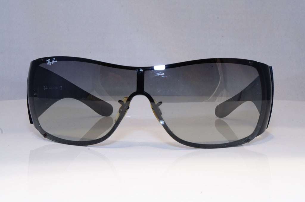 RAY-BAN Mens Designer Sunglasses Black Shield RB 3361 002/8G 19478
